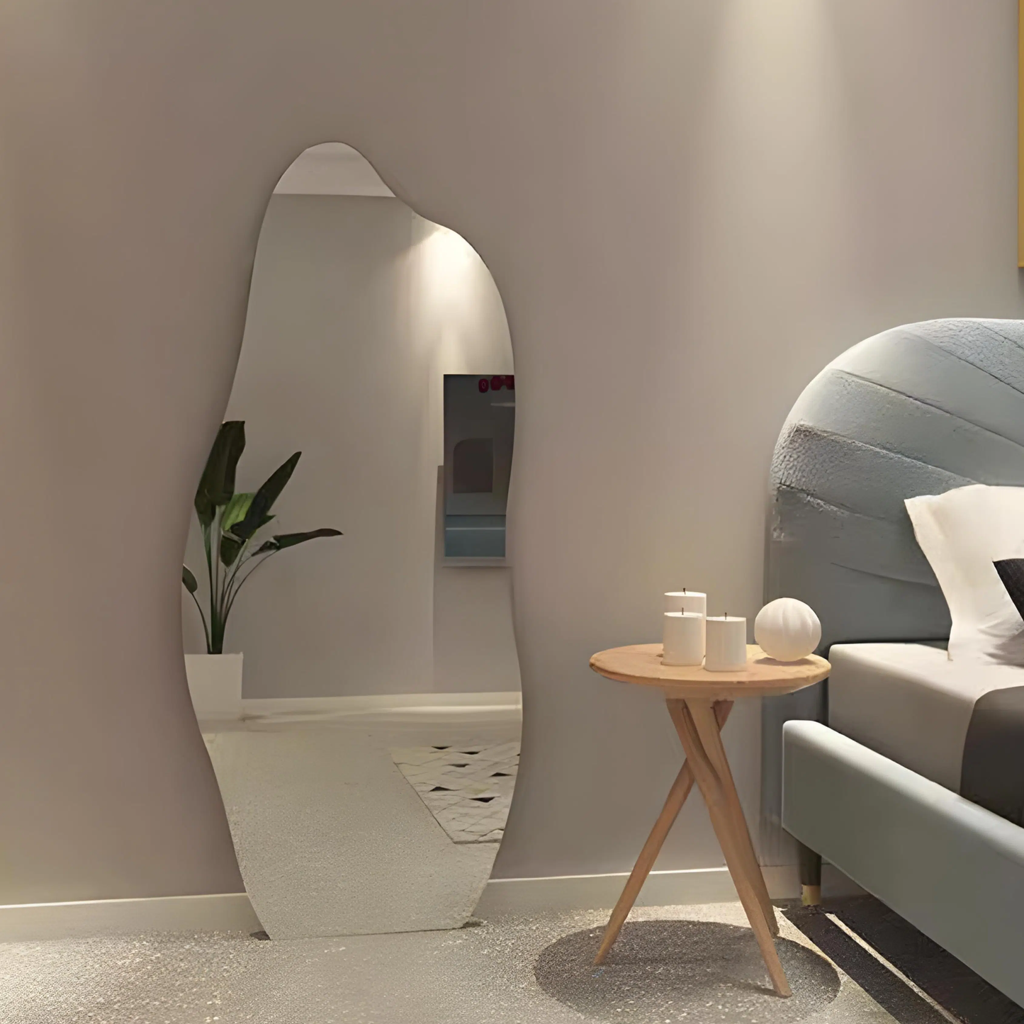 🌿 Miroir Nirvana- L’élégance organique pour votre intérieur ✨