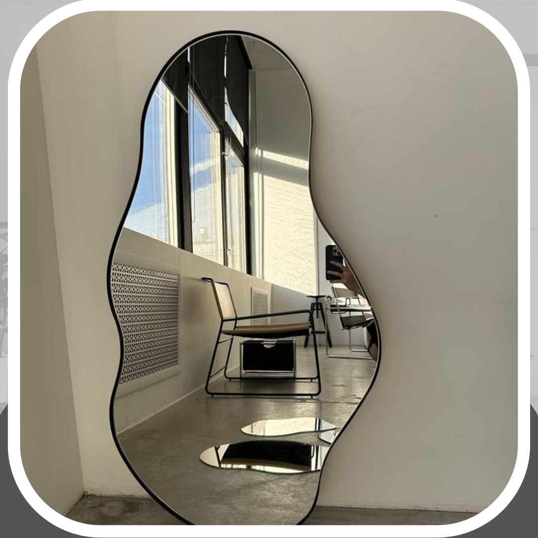 🖤 Curve Frame Mirror