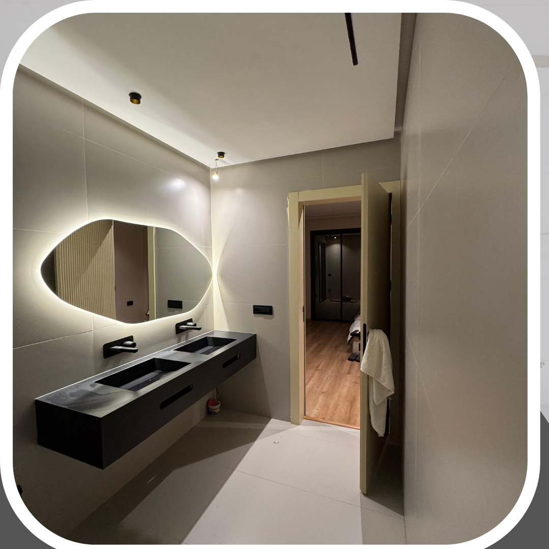 Glow Circle LED Mirror