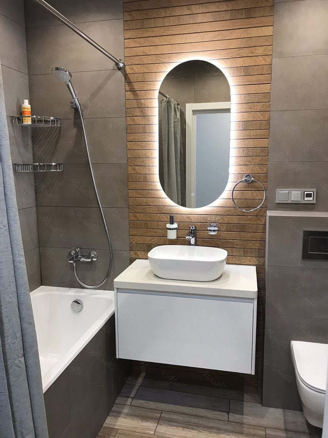 Miroir 100% Ovale  100/60cm