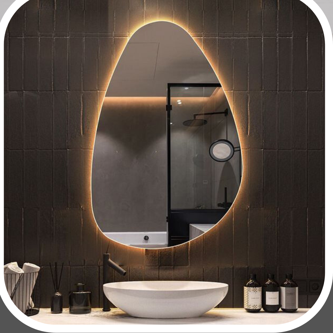 💧 Glow Teardrop LED Mirror