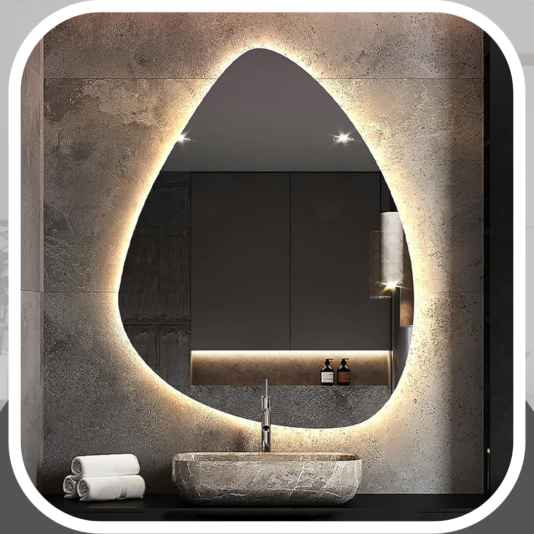 ✨ Glow Plop LED Mirror – Modernité et Éclat Subtil