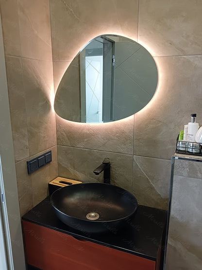 Miroir design Dana Extra avec éclairage intérieur