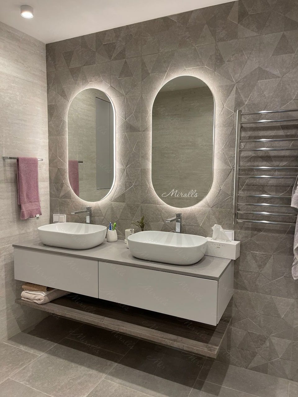 Miroir 100% Ovale  100/60cm