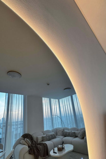 XL Sylvia : Backlit Frameless Arch Mirror