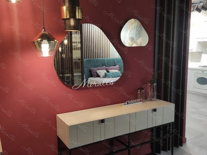 Miroir double éclairé opale