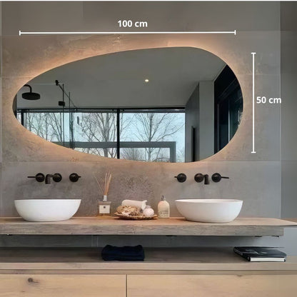 Poisson, miroir salle de bain