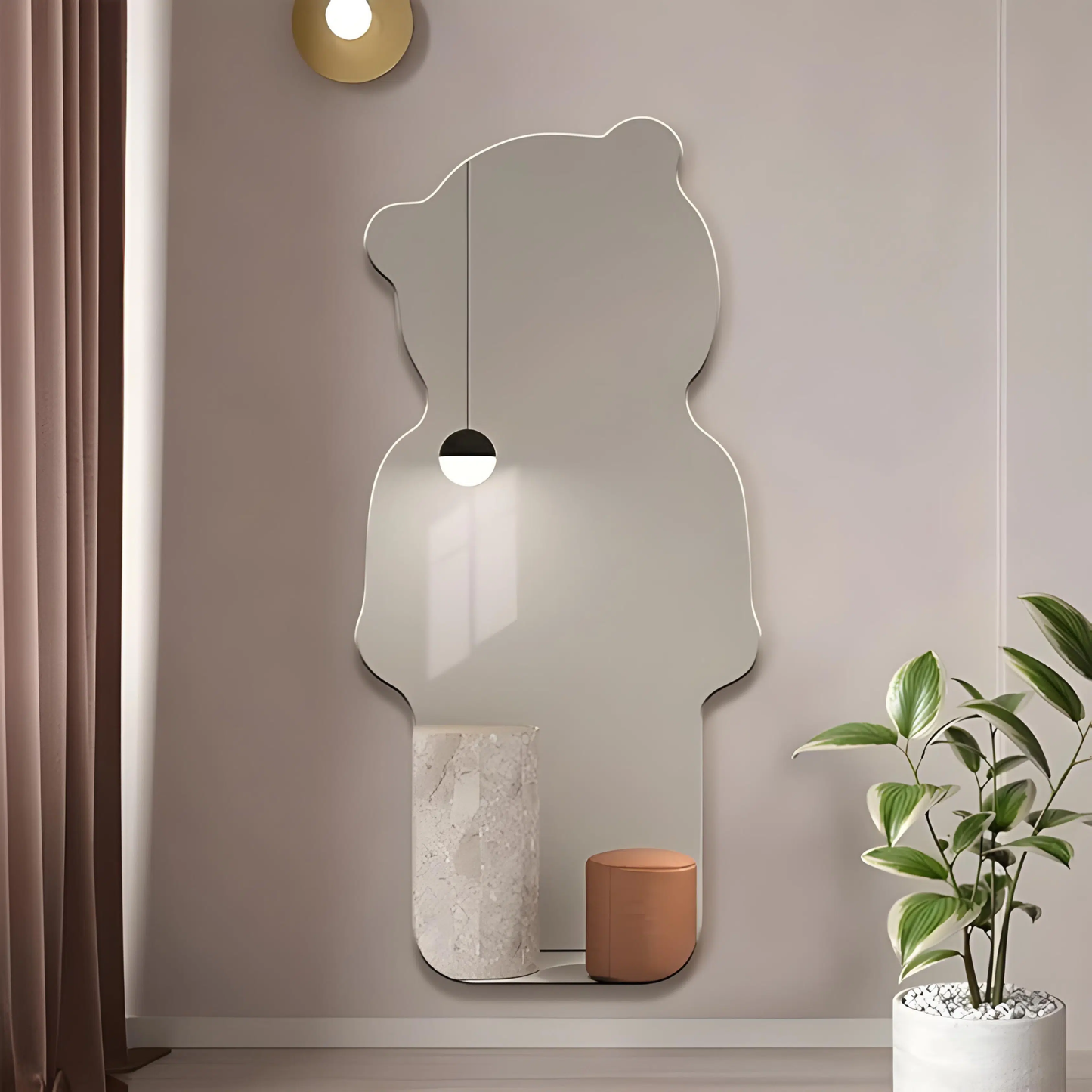 🐻 Miroir mural sans cadre Dabdoub