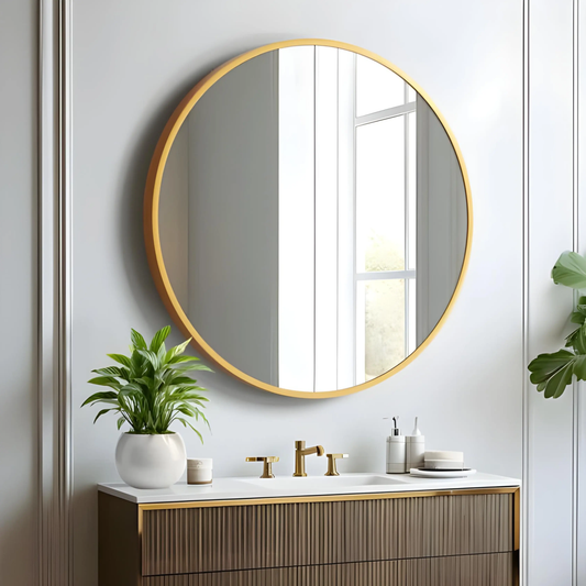 Miroir Rond – Cadre Metal