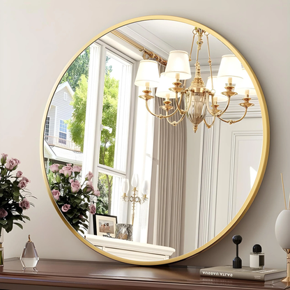 Miroir Rond – Cadre Metal